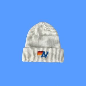 Aviator Nation Ribbed Logo Beanie